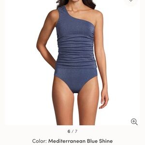 Brand New With Tags Lands' End One-Shoulder Women’s Swimsuit